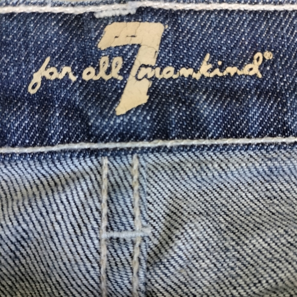 7 For All Mankind Straight Leg Low Rise Dark Wash Sz. 26 EUC - Picture 14 of 16